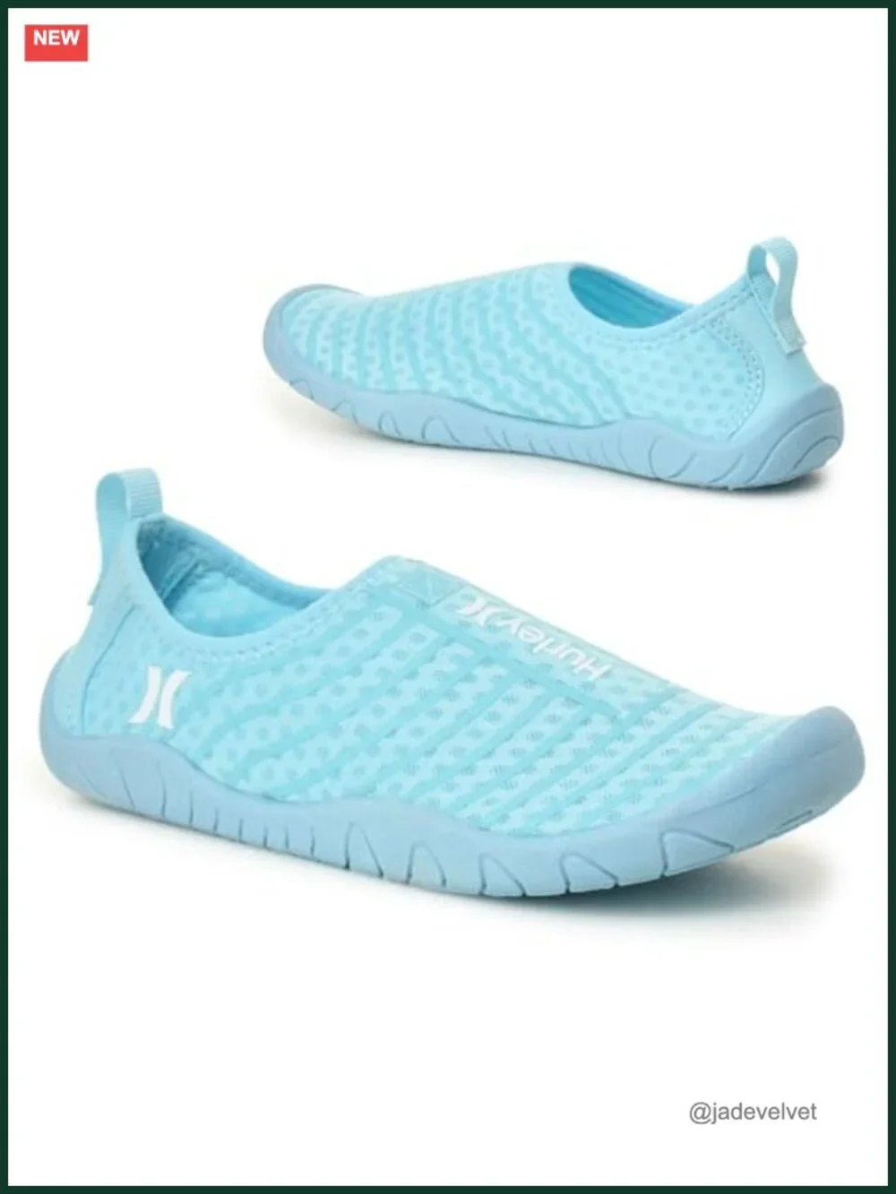 Kids Water Shoes Quick-Dry Breathable Slip-On Aqua Socks with Flexible Sole